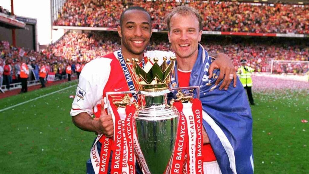 Bergkamp, joins his former Arsenal team-mate Thierry Henry in the Hall of Fame