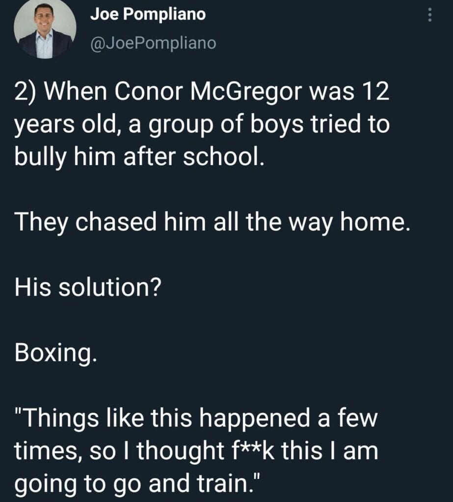 Conor McGregor childhood