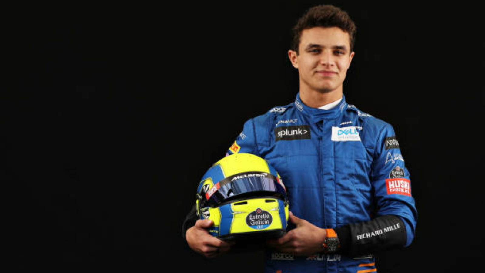 British driver Lando Norris signs a new long term contract with McLaren