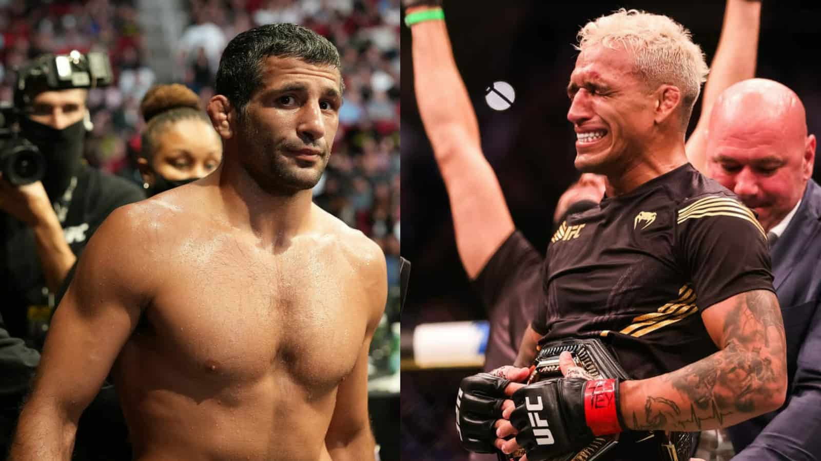 “Bailed, ran, and fought Tony Ferguson”- Beneil Dariush throws heavy accusations toward Charles Oliveira