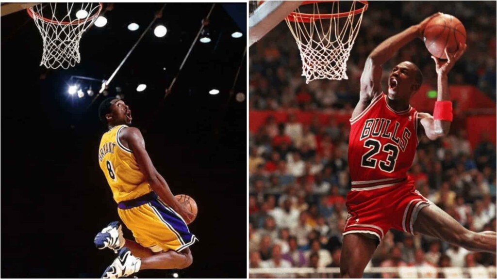 Kobe Bryant and Michael Jordan