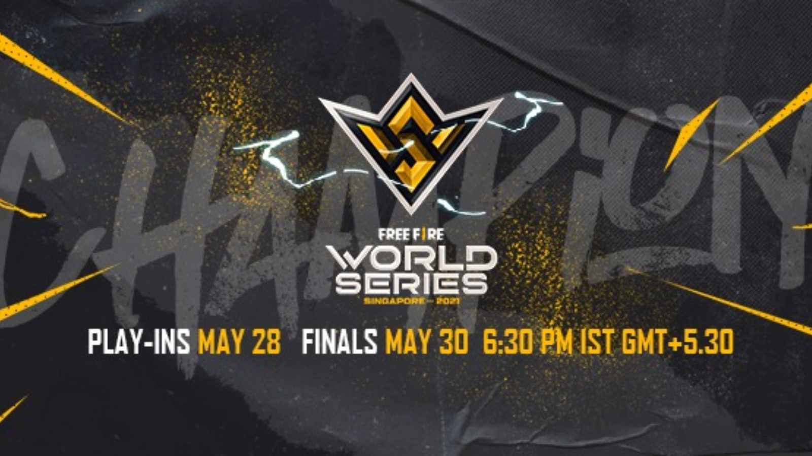 Free Fire World Series 2021 Singapore Play-Ins on 28th May: Finals scheduled for May 30th