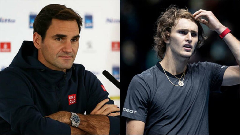 Roger Federer and Alexander Zverev