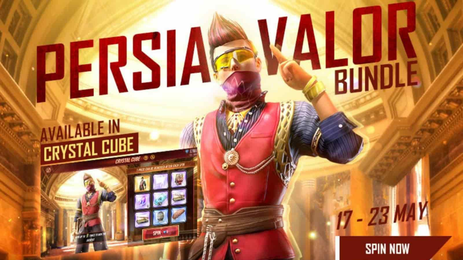 Free Fire Redeem Codes for Today (29th May): Get Persia Valor Bundle for Free