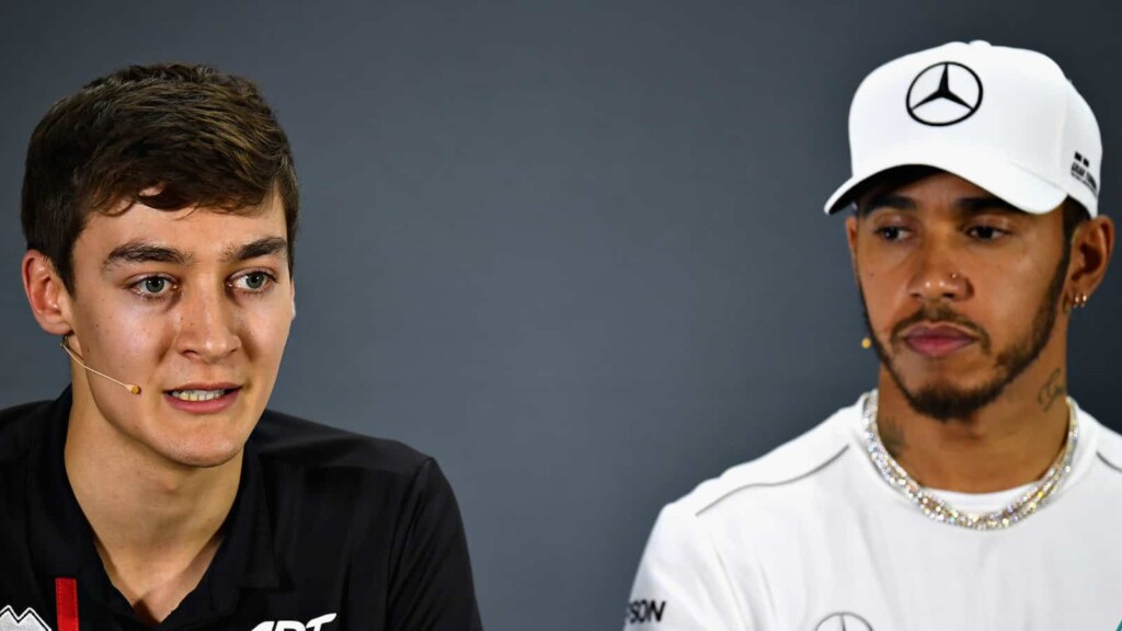 George Russell, Lewis Hamilton