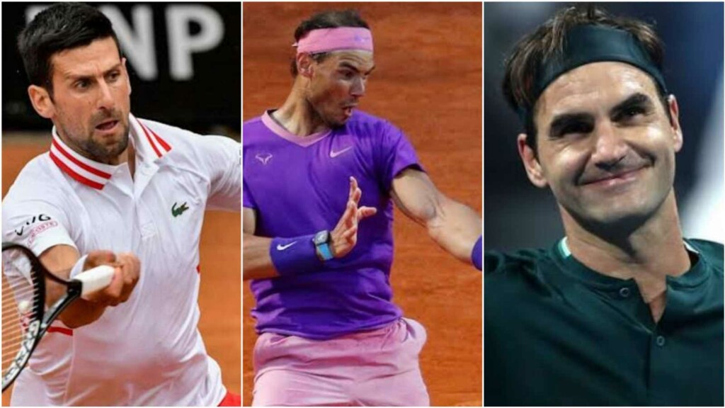 Novak Djokovic, Rafael Nadal, Roger Federer