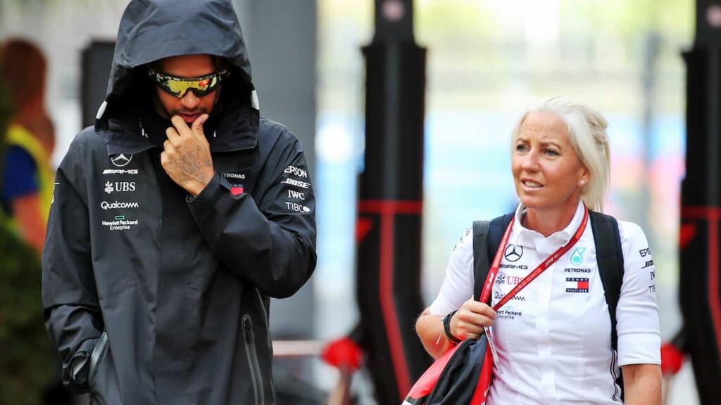 Lewis Hamilton and Angela Cullen