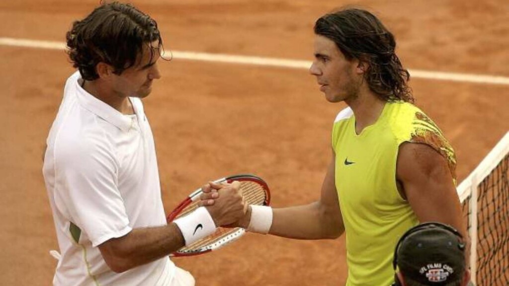 Roger Federer and Rafael Nadal