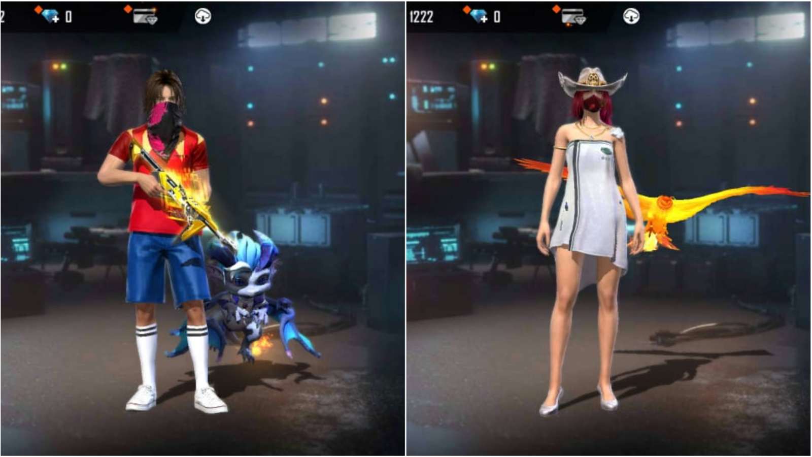 Miss Diya vs Sooneeta: Who has better Free Fire stats in May 2021