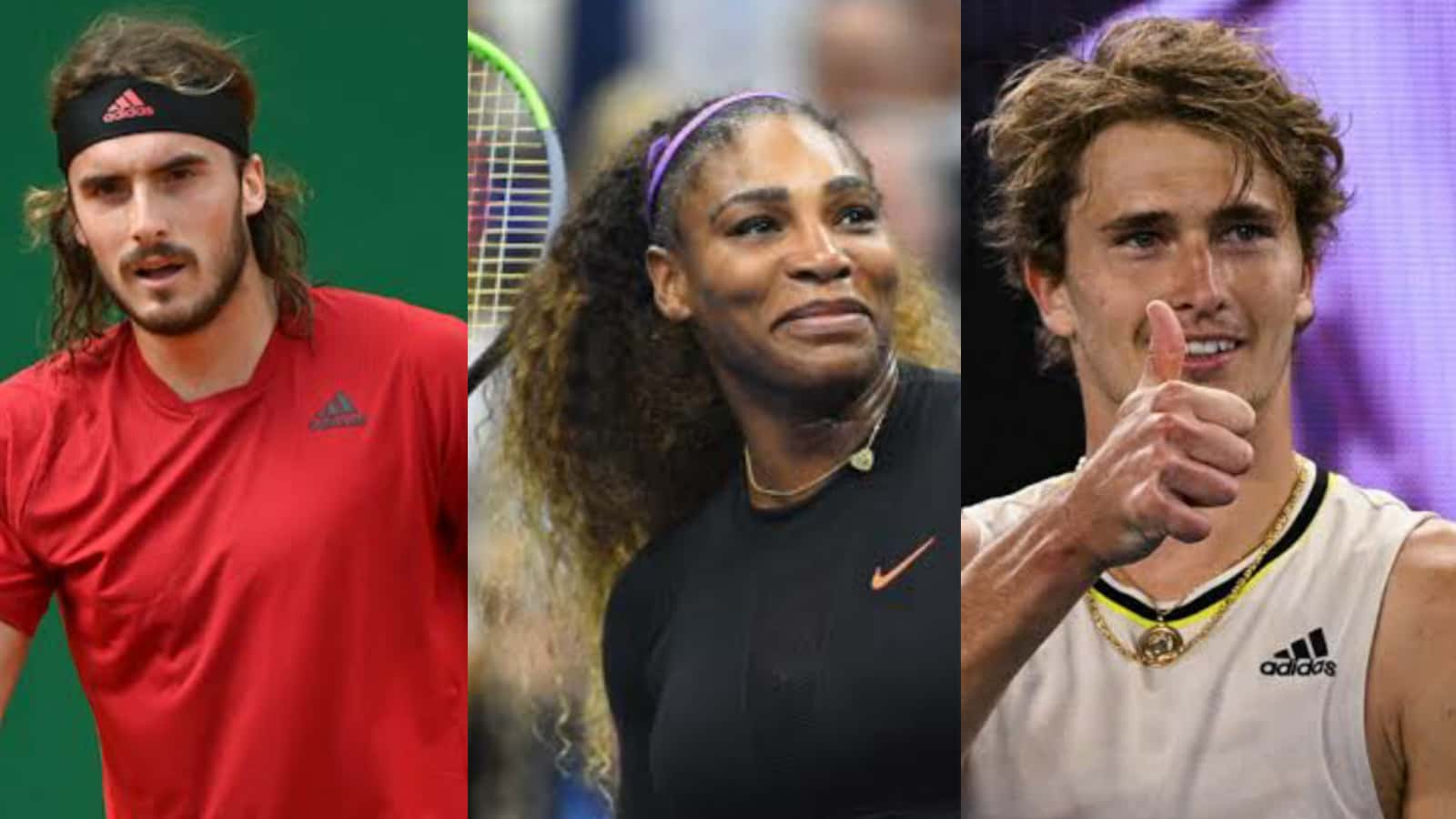 Novak Djokovic, Stefanos Tsitsipas and Alexander Zverev among tennis stars to congratulate Serena Williams on her 1000th match