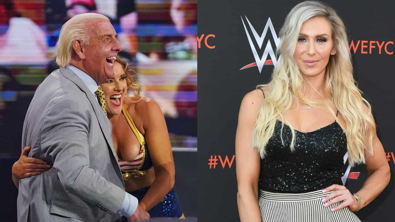 Ric Flair shares his opinion on the storyline with Lacey Evans