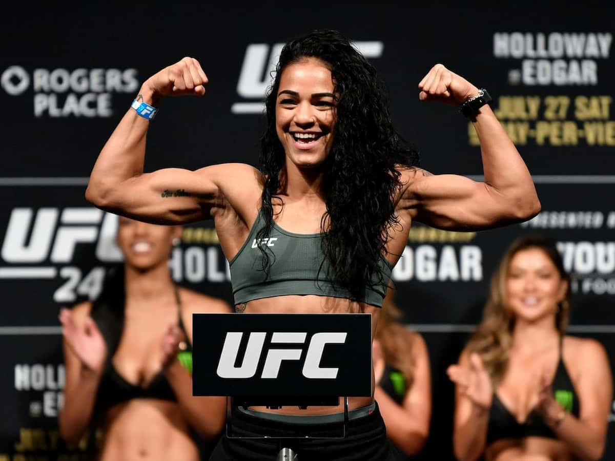 “I have no intent on letting it go to the judges, I’ll win by KO or submission,” says Viviane Araujo for her fight against Katlyn Chookagain at UFC 262