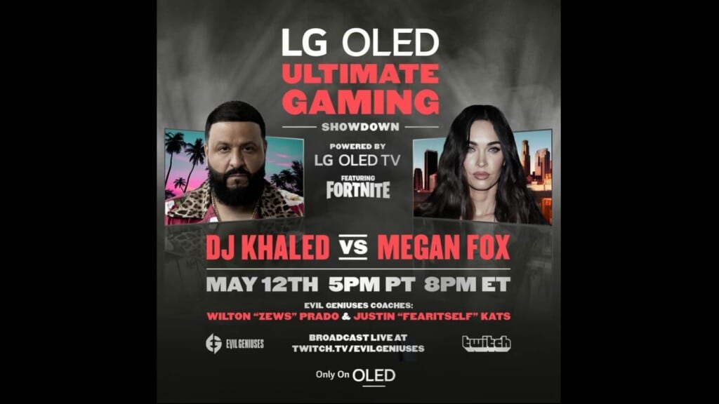 dj khaled to battle megan fox fortnite