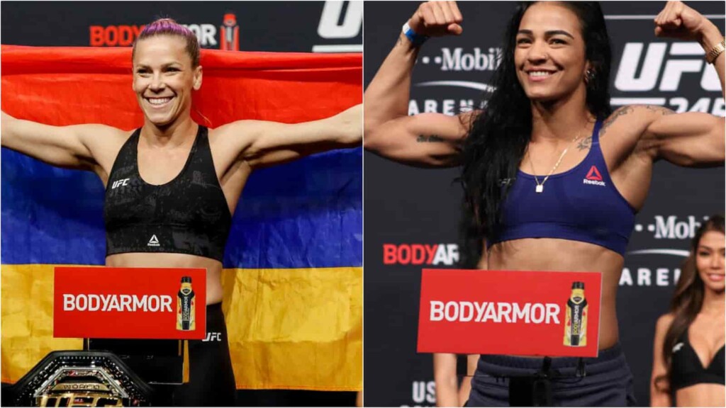 Katlyn Chookagain and Viviane Araujo UFC 262