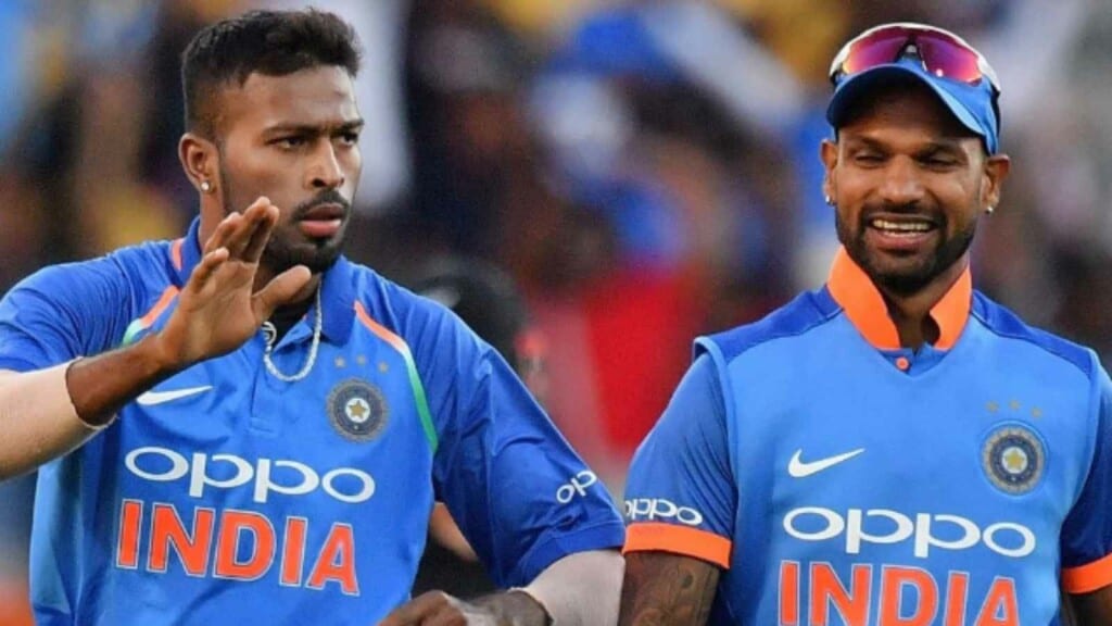 Hardik Pandya and Shikhar Dhawan