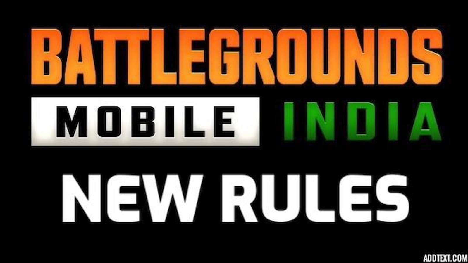 Battlegrounds Mobile India New Rules: