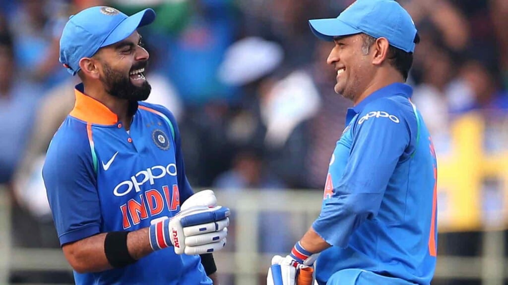 Virat Kohli and MS Dhoni