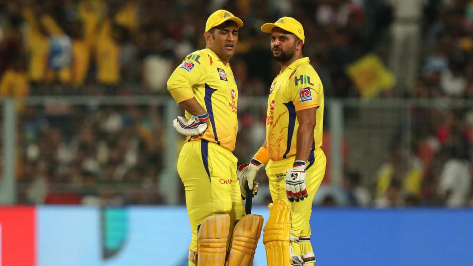 Suresh Raina and MS Dhoni CSK