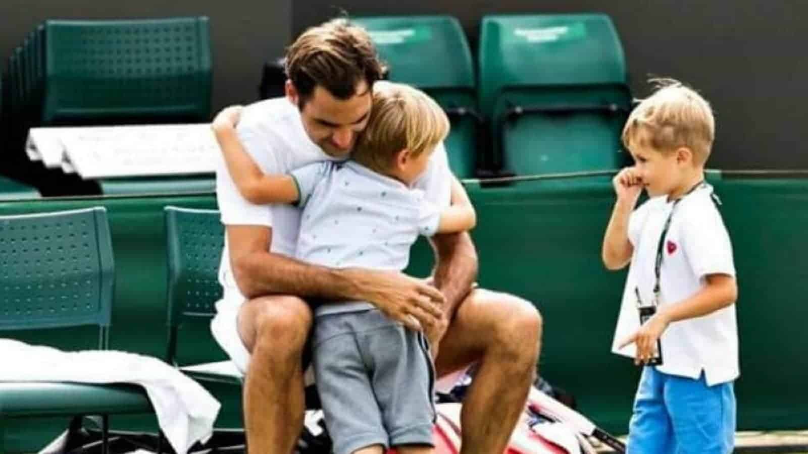 Early Trouble: Federer reveals the confusion around identifying his twin boys initially