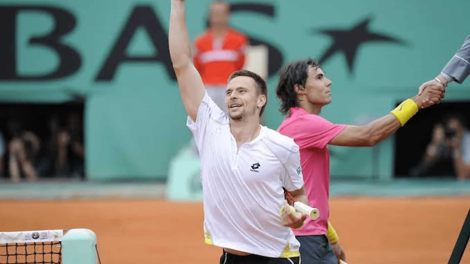 Rafael Nadal and Robin Soderling