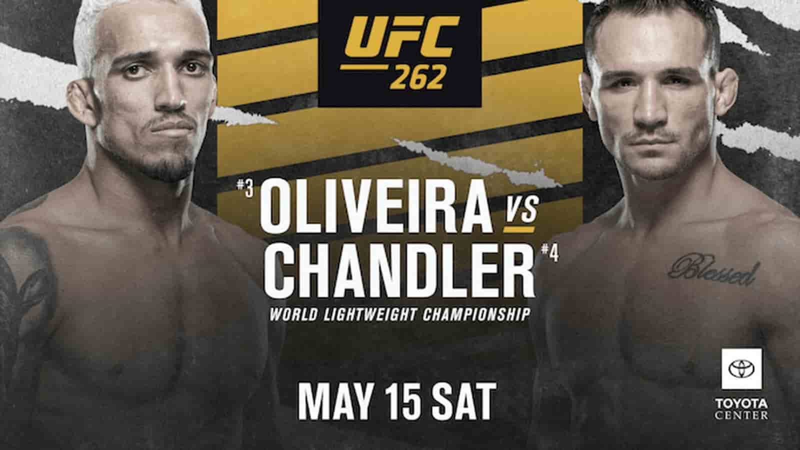 UFC 262 full fight card