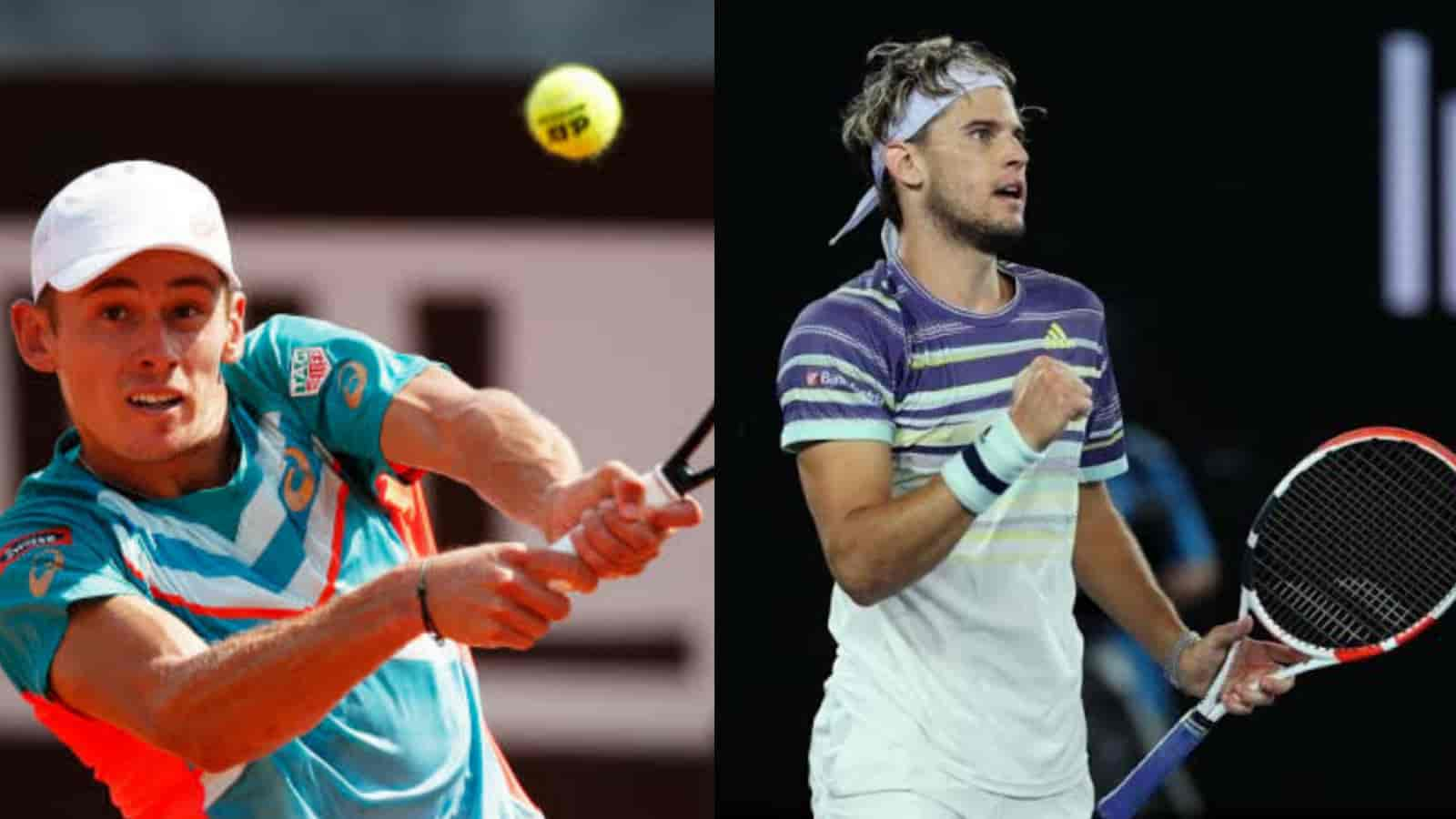 ATP Madrid Open 2021: Dominic Thiem vs Alex de Minaur Preview, Head to Head and Prediction