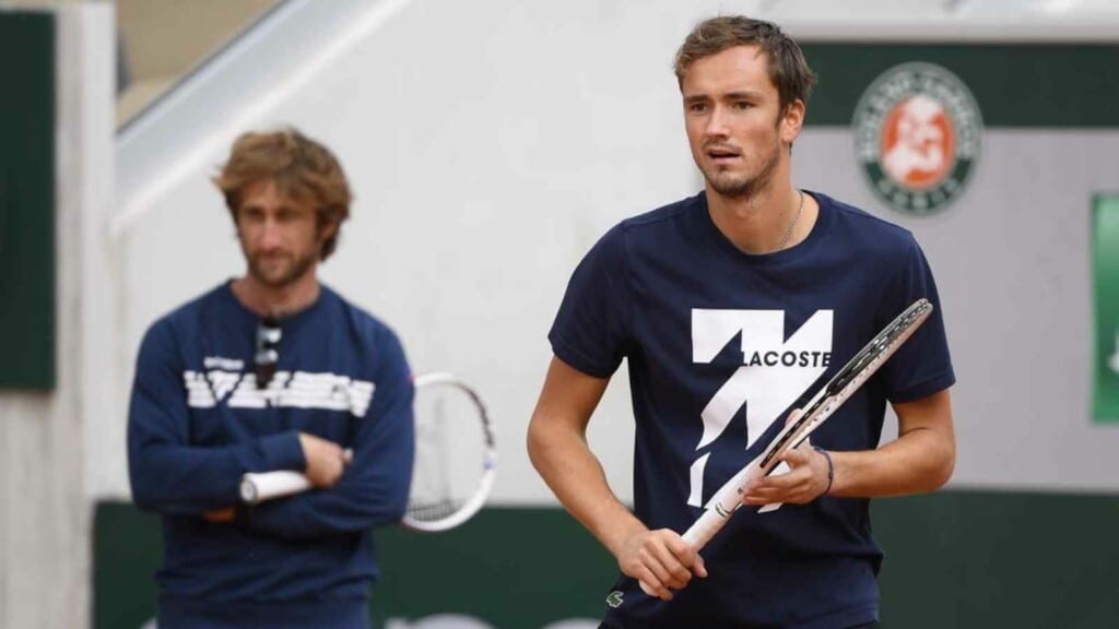 Gilles Cervara and Daniil Medvedev