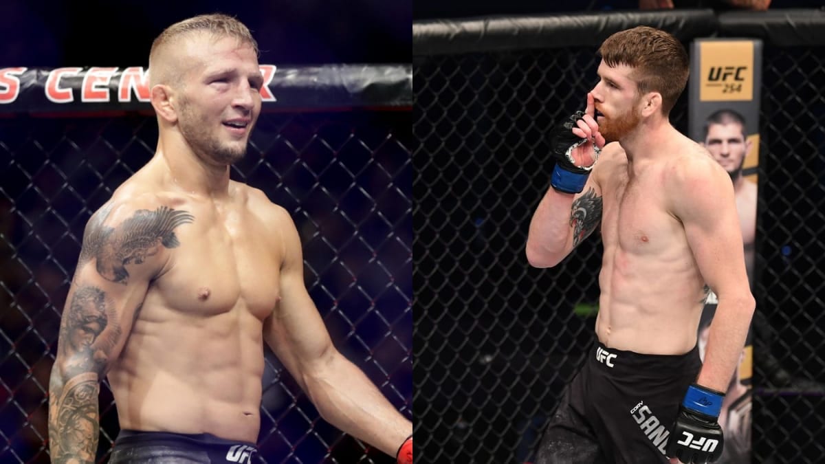 T J Dillashaw and Cory Sandhagen 