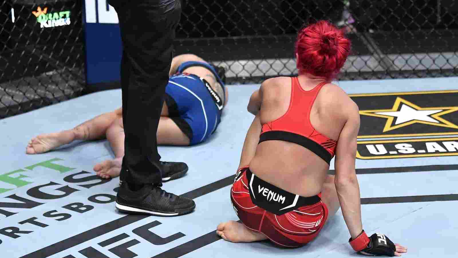 “I wasn’t leaving that cage without a win and she stole that from me,” Randa Markos accuses Luana Pinheiro of faking the concussion