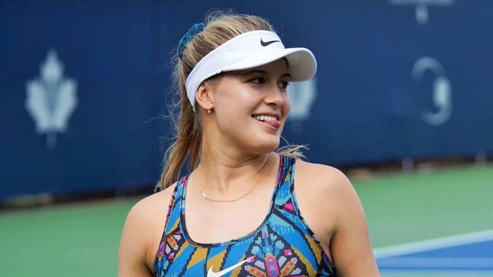 “The day has finally arrived”: Eugenie Bouchard hits the court for the first time since injury