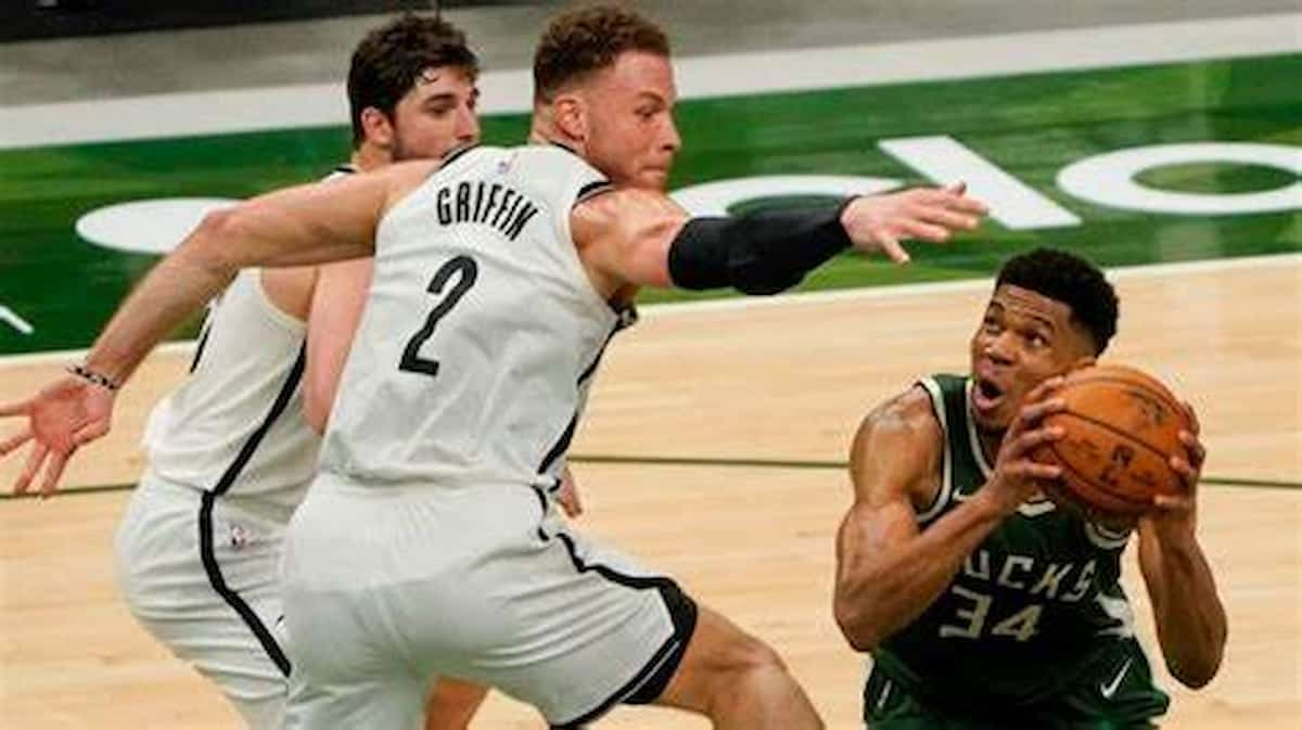 Giannis Antetokounmpo outduels Kevin Durant and leads Bucks past Nets