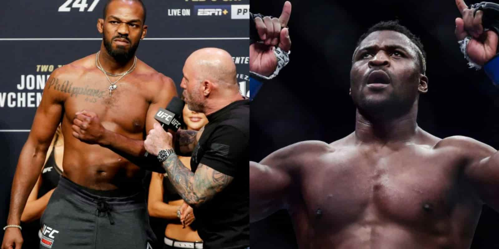 “I’m going to break you, and that’s a promise,” Jon Jones and Francis Ngannou exchanged some heavy words on Twitter