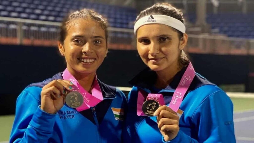 Sania Mirza and Ankita Raina