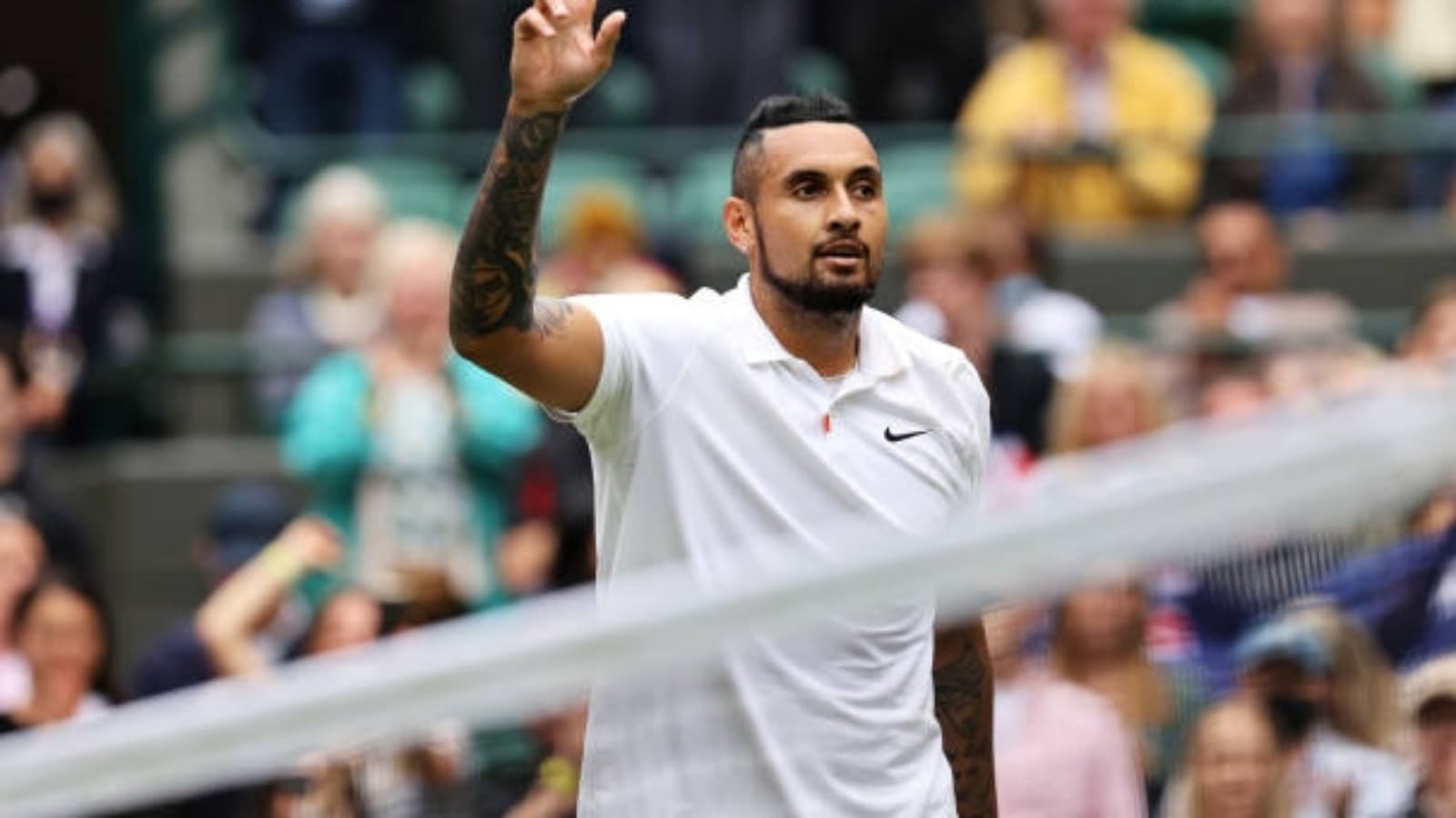 ‘Not too bad for a part time player!’ Nick Kyrgios delivers an absolute classic against Ugo Humbert in the first round of Wimbledon 2021