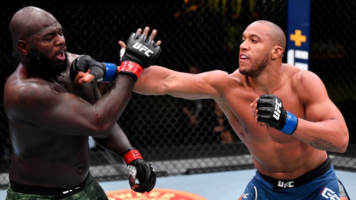 The undefeated Ciryl Gane opens as favorite against Derrick Lewis for the upcoming UFC interim heavyweight title fight