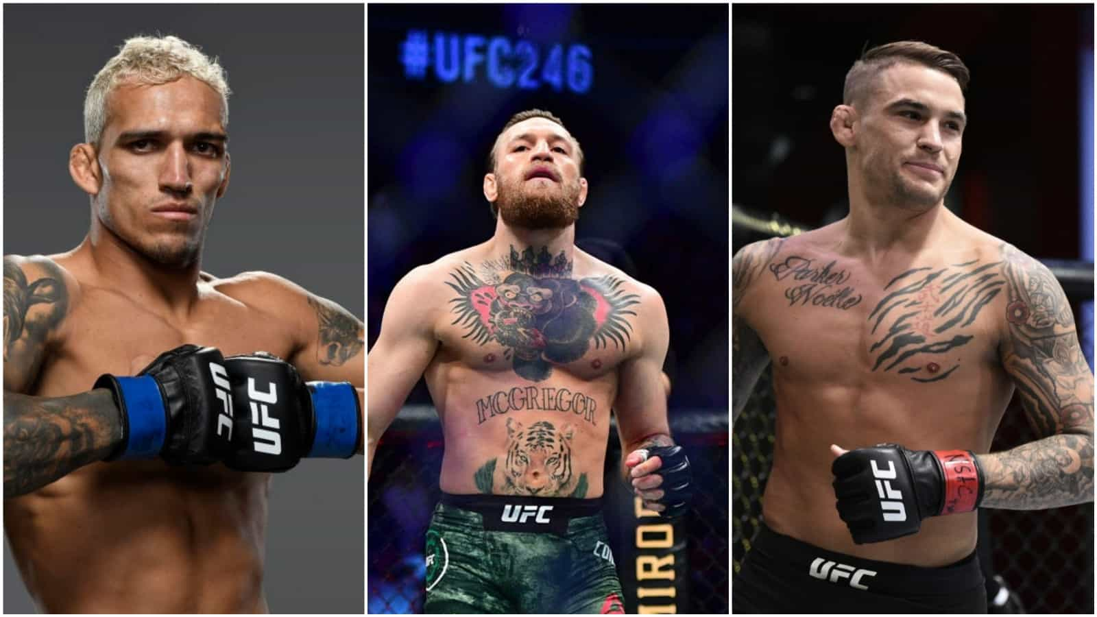 “I would knock them both out,” Charles Oliveira issues a challenge to Conor McGregor and Dustin Poirier