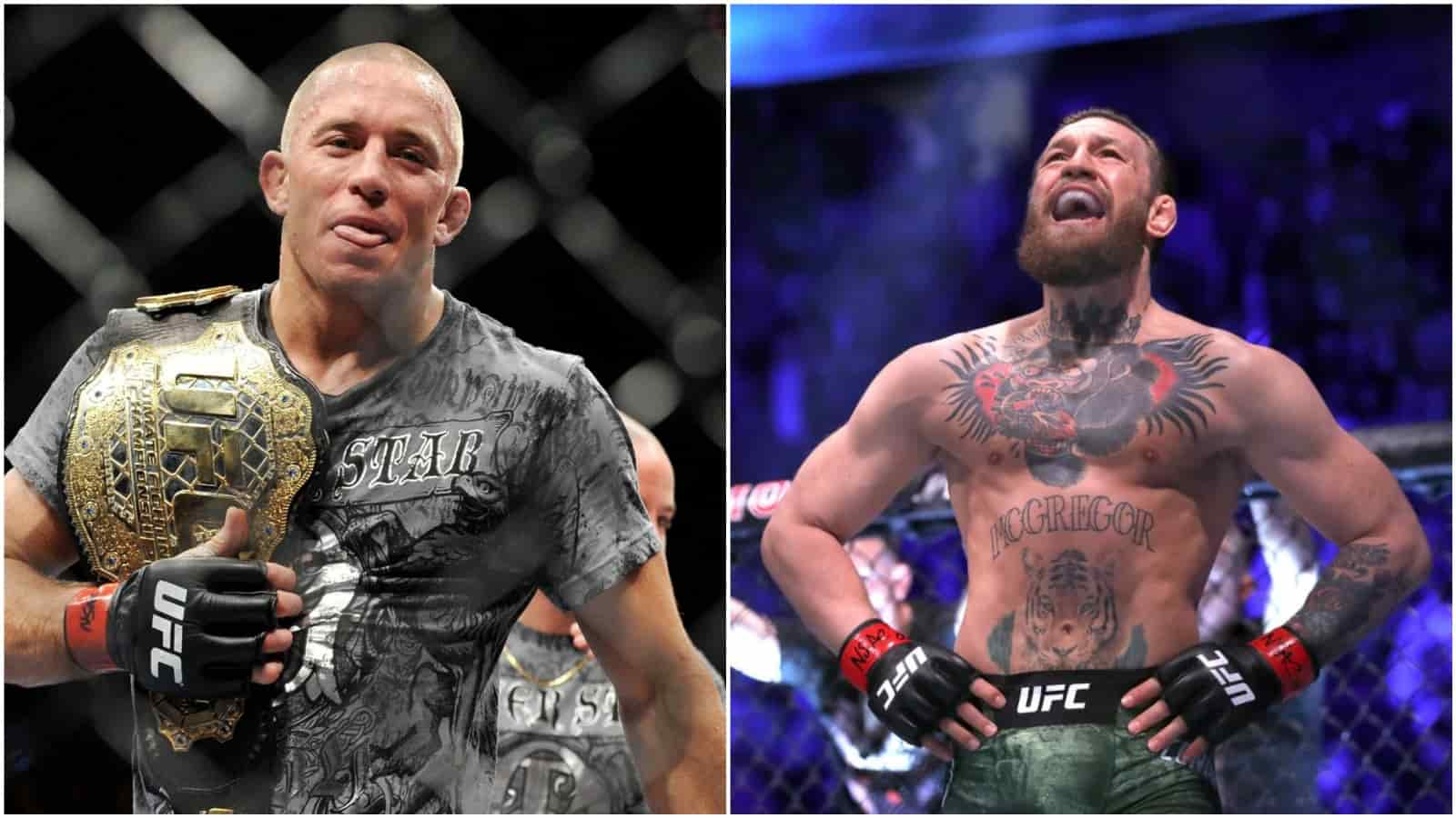 Georges St Pierre predicts the winner of Conor McGregor vs Dustin Poirier 3