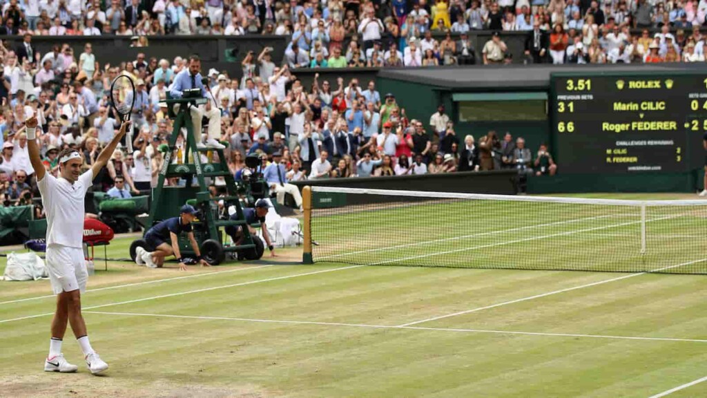 Roger Federer at Wimbledon