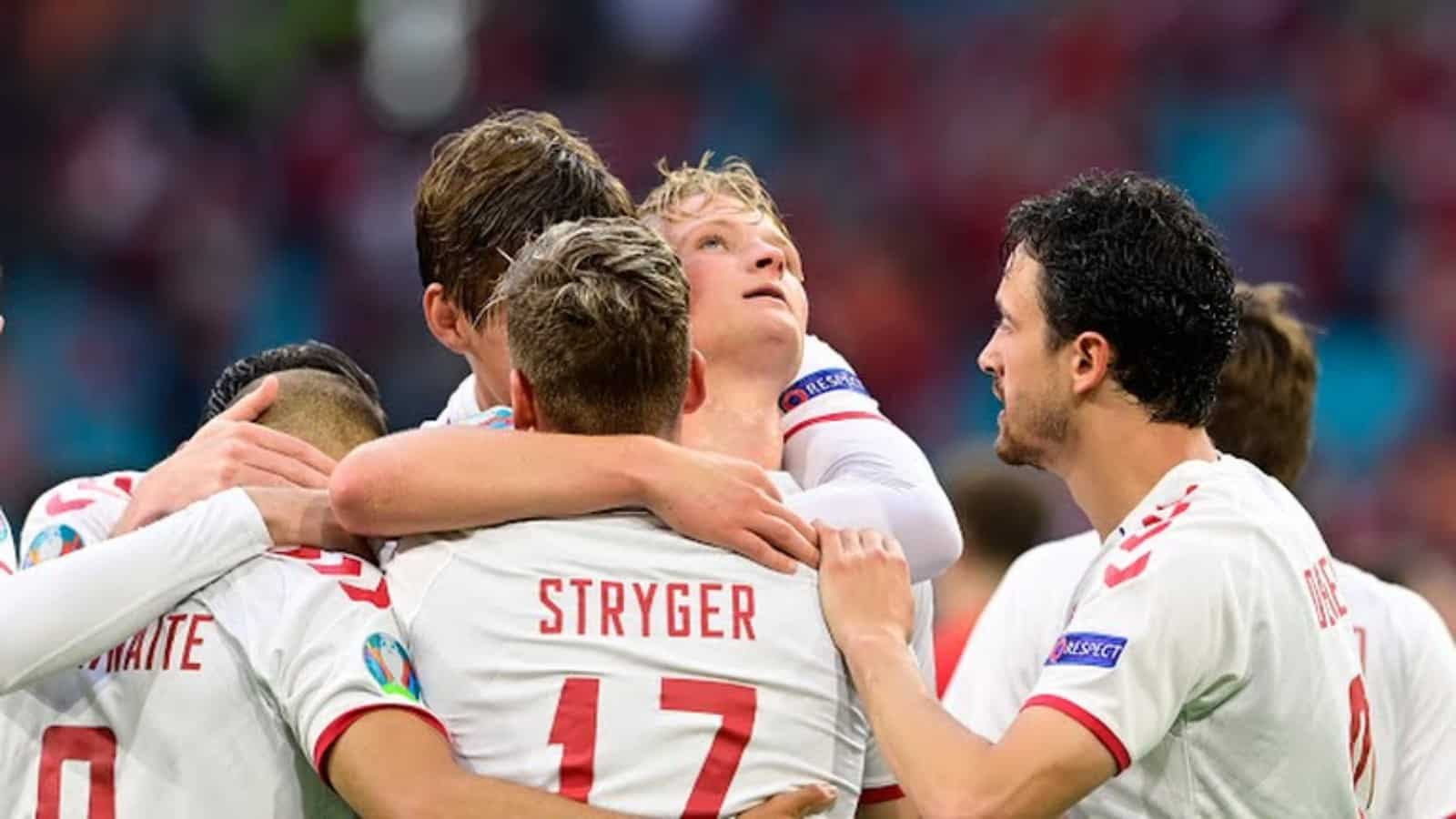 WATCH: EURO 2020- Kasper Dolberg’s twin strikes gives Denmark the a 2 goal lead against Wales