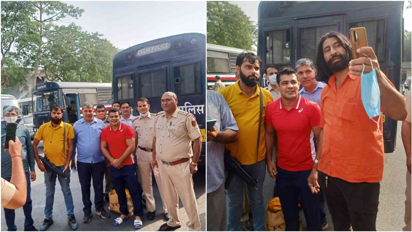 Sushil Kumar arrest: Delhi Police’s selfie session with Olympic wrestler during transfer goes viral