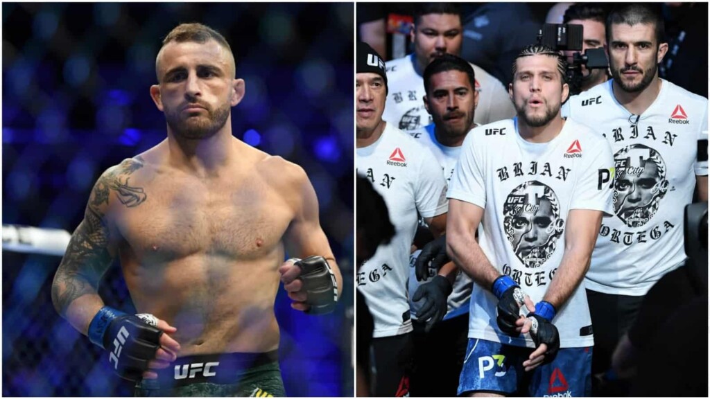 Alexander Volkanovski and Brian Ortega