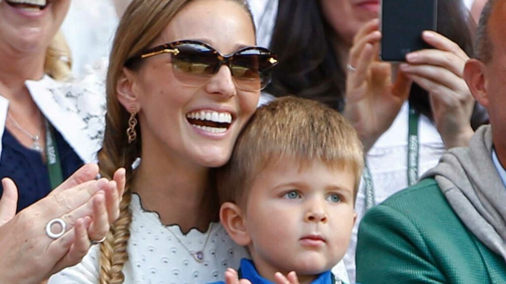 Novak Djokovic’s wife Jelena Djokovic and her son