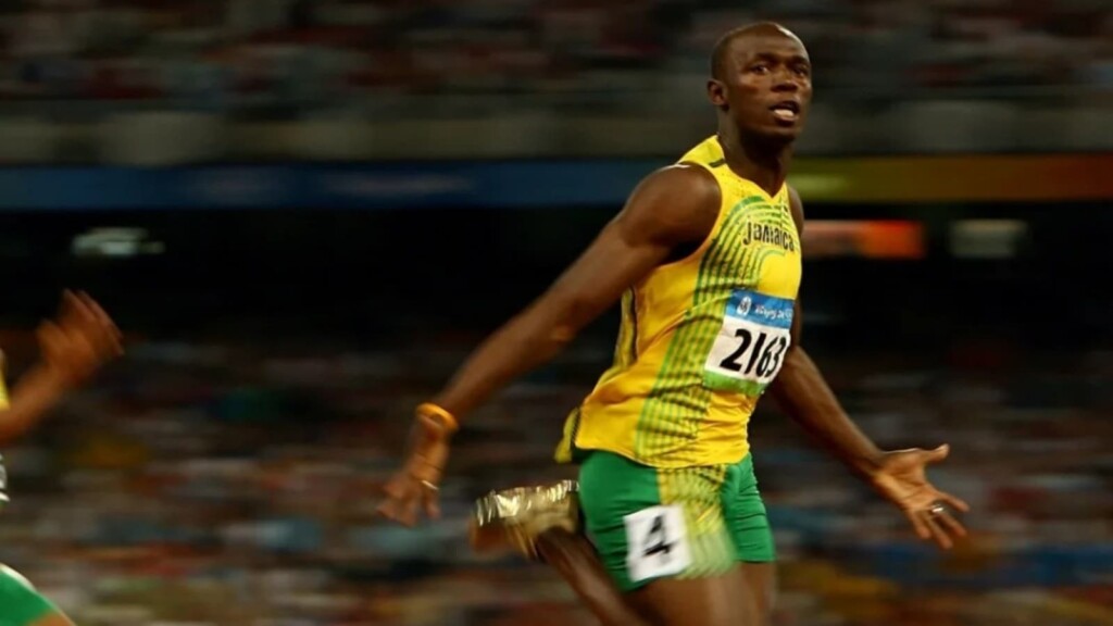 Usain Bolt at the athletics championship