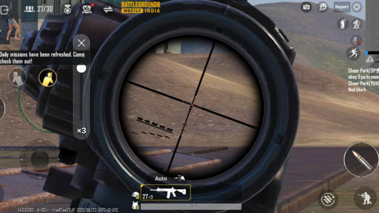 Battlegrounds Mobile India: Best guns for 6x scope in BGMI