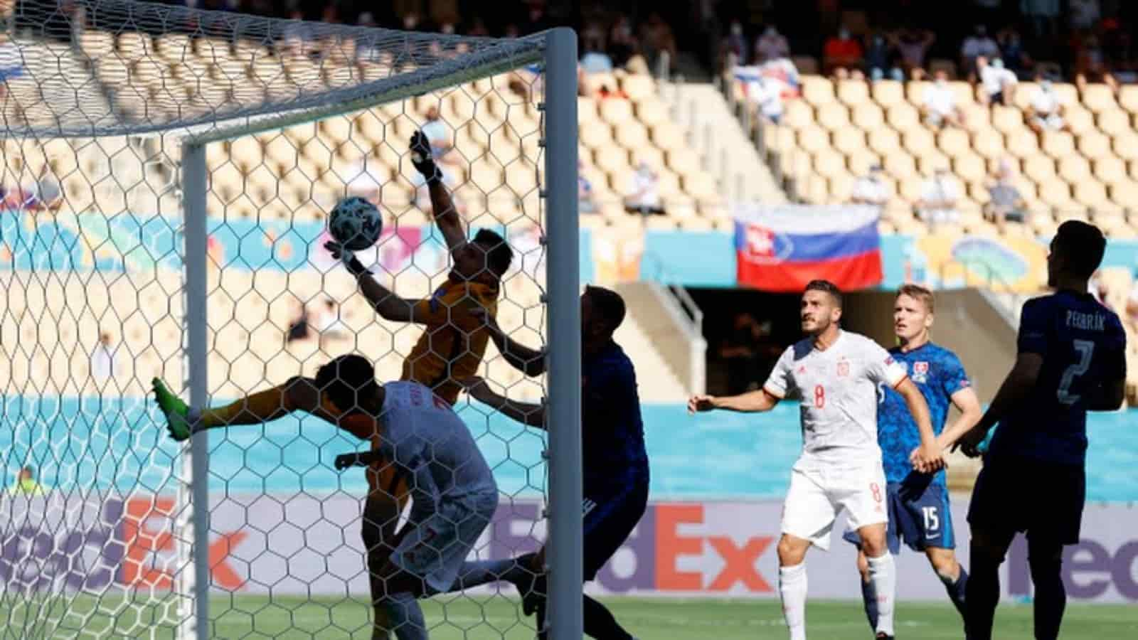 Euro 2020: Watch Spain Vs Slovakia as a hilarious mistake from Slovak goalkeeper Dubravka gives Spain the lead with Laporte doubling shortly afterwards