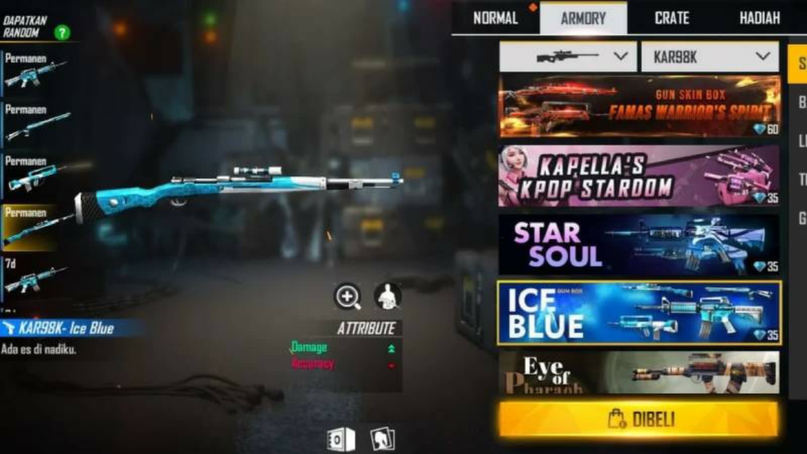 Top 5 Best Kar98K Skins in Free Fire after OB28 update