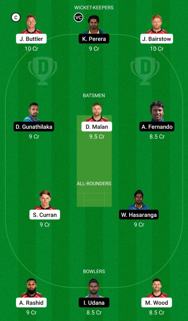 ENG vs SL Dream11