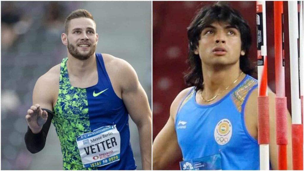 Johannes Vetter and Neeraj Chopra will faceoff before Tokyo Olympics