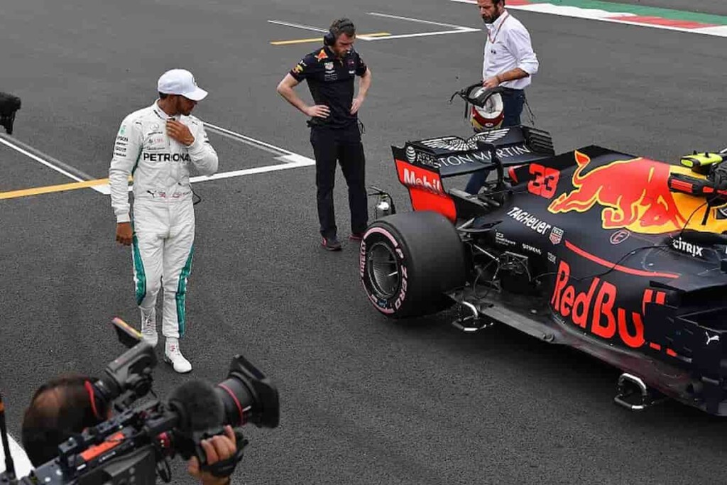 Lewis Hamilton on Red Bull