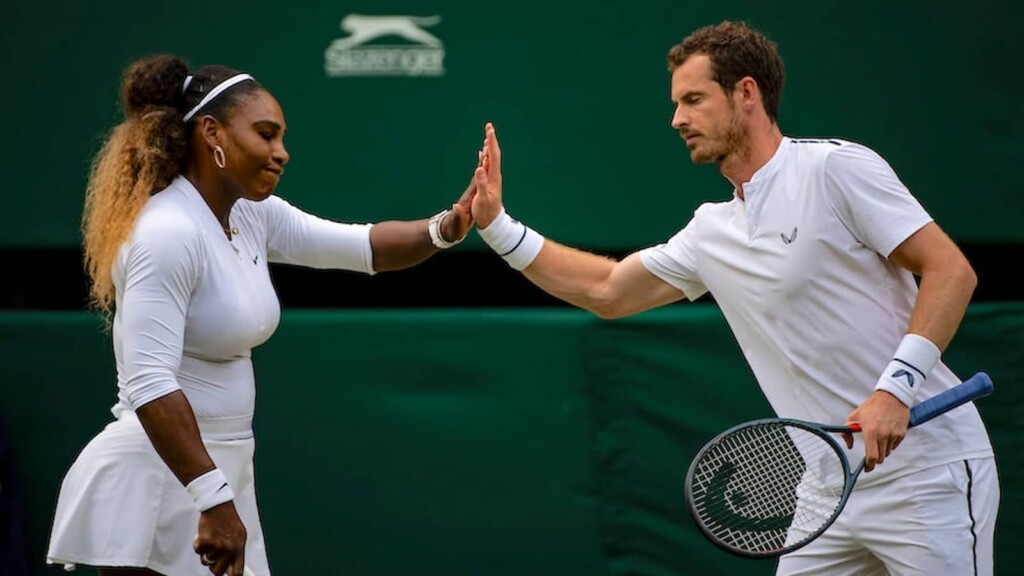 Serena Williams and Andy Murray